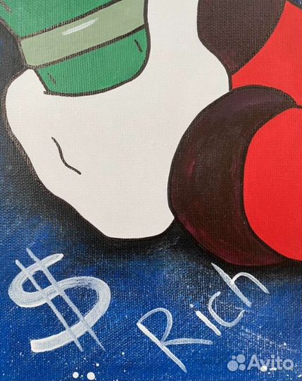 Картина на холсте акрилом