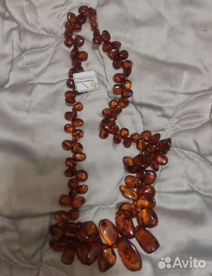 Янтарные бусы натуральные. Цены от 700 р