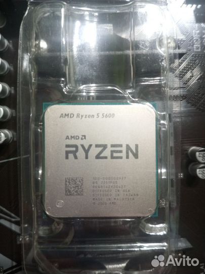 Комплект ryzen 5 5600 + gigabyte b550