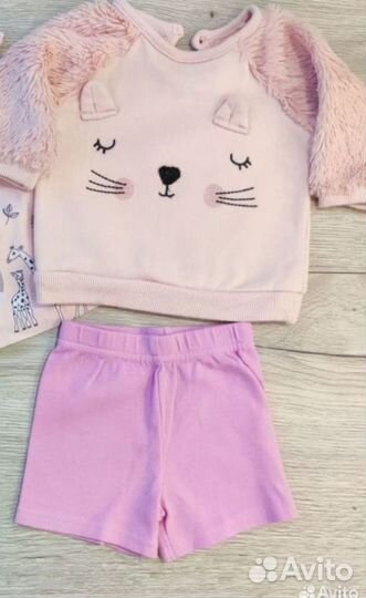 Одежда для девочки были слипы next 50 56 до 1 мес