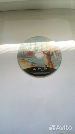 Диск на ps3 гта 5