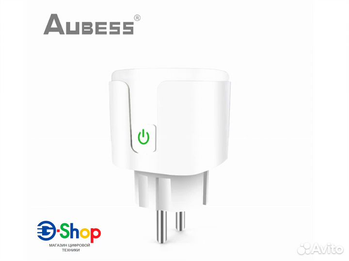 Wi-Fi розетка Aubess 4500Вт (20А)