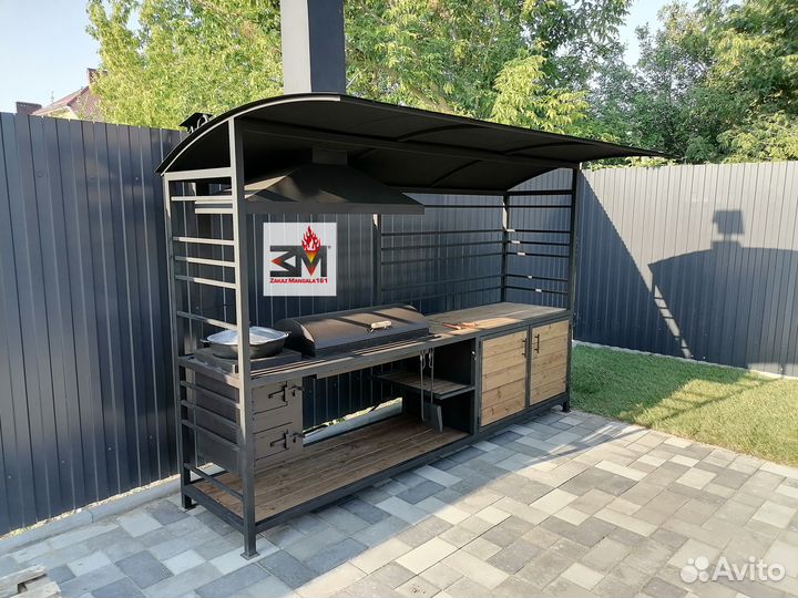 Мангла с крышей лофт