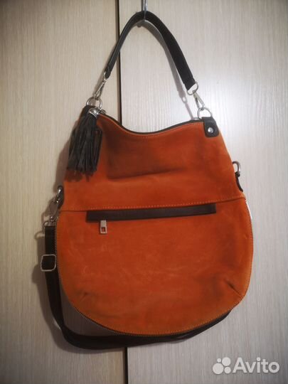Сумка женская натуральная замша, новая