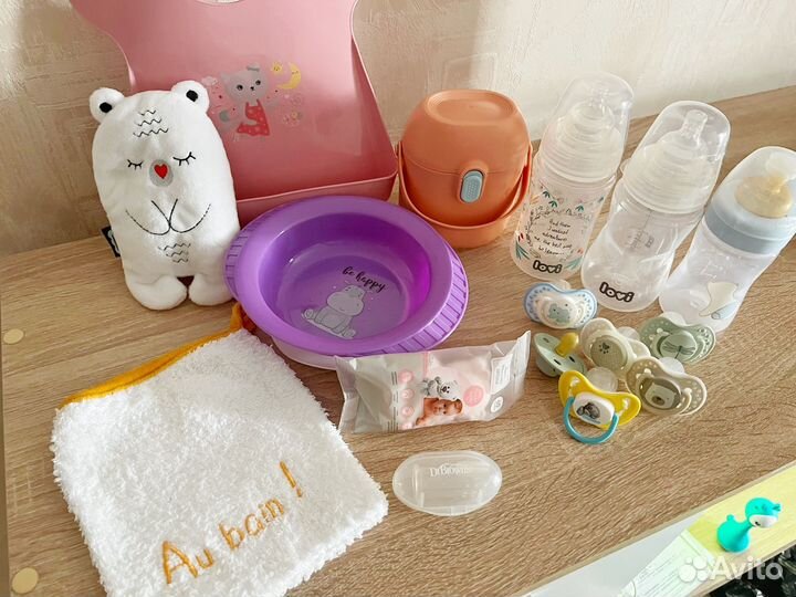 Бутылочки и посуда детская