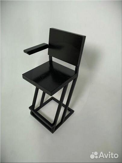 Эксклюзивный стул из массива дуба в стиле лофт