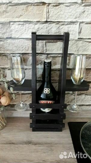 Подарочная коробка для вина и бокалов