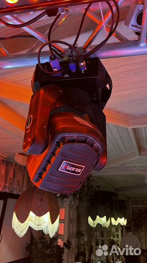 Led beam 4х25 вт светодиодная голова