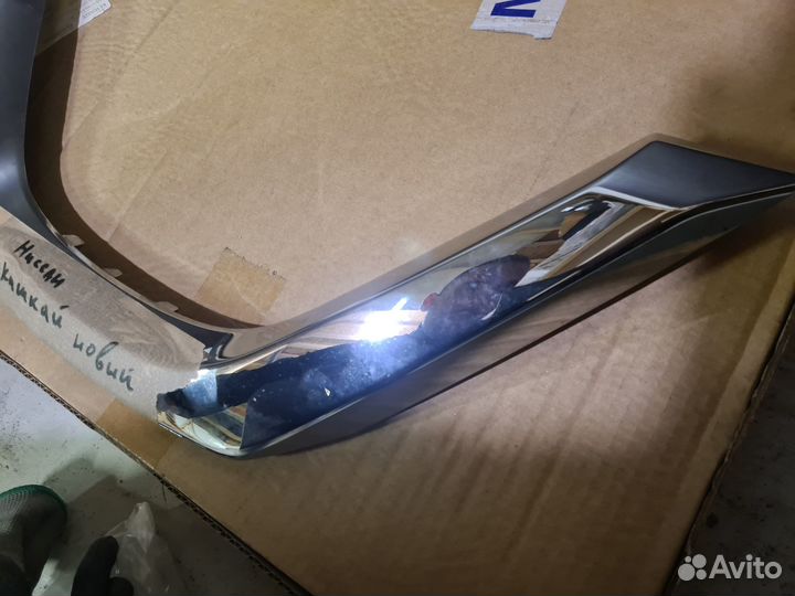 Накладка на решетку радиатора nissan qashqai J11