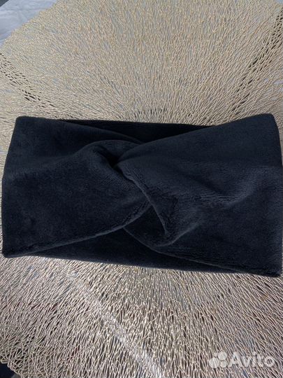 Повязка теплая чалма на голову женская