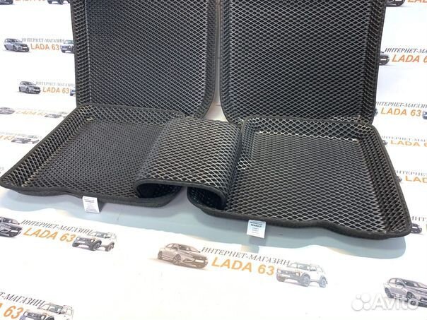 Ковры EVA 3D с бортами для Лада Ларгус