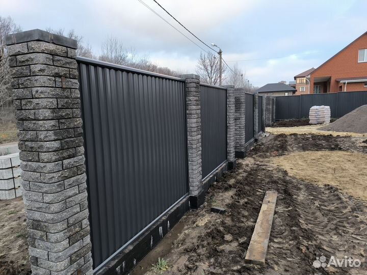 Забор под ключ