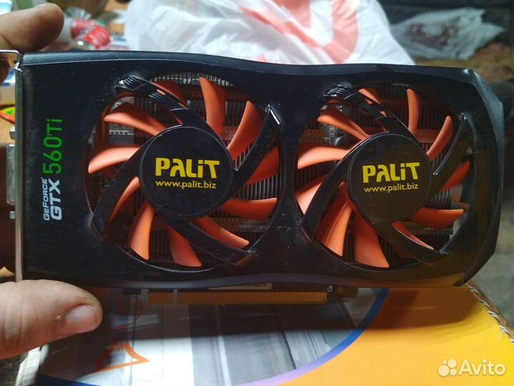 Видео карта GeForce GTX 560Ti на 2 GB