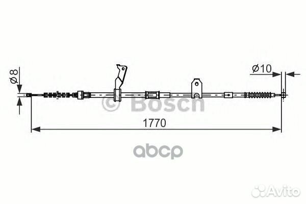 Тормозной трос 1987482300 Bosch