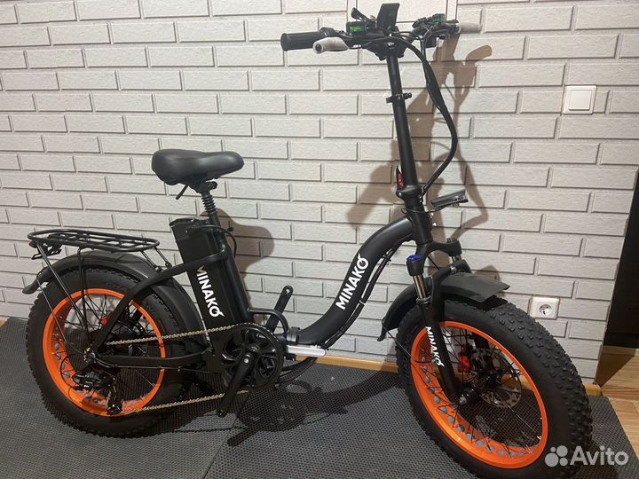 Электровелосипед новый minako f11 500w
