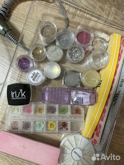 Все для маникюра набор с лампой