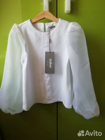 Блузка для девочки 134 gulliver новая