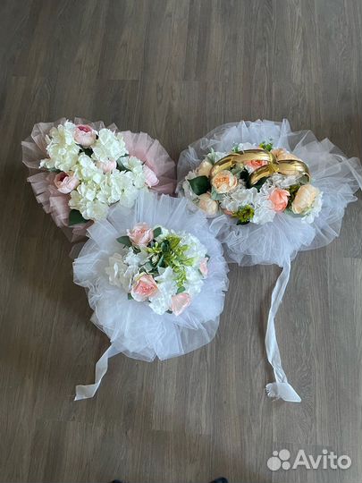 Свадебные украшения на машину продам