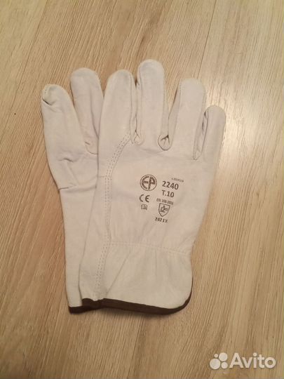 Перчатки кожаные