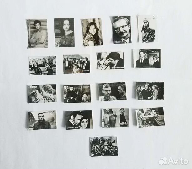 Фотокарточки артистов и актёров СССР (Б/У)