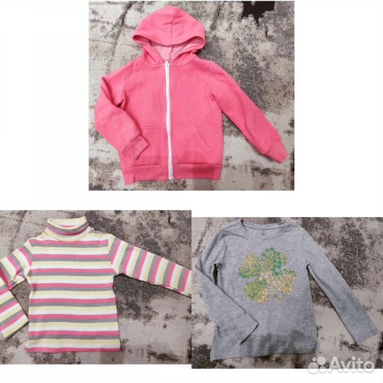 Детские вещи пакетом для девочек 116 122