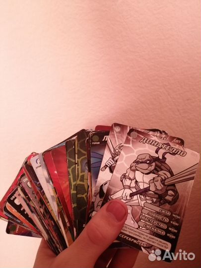 Карточки черепашки ниндзя