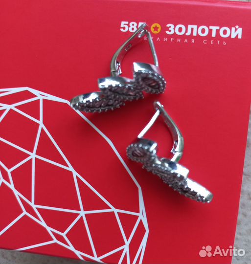 Серебряные серьги