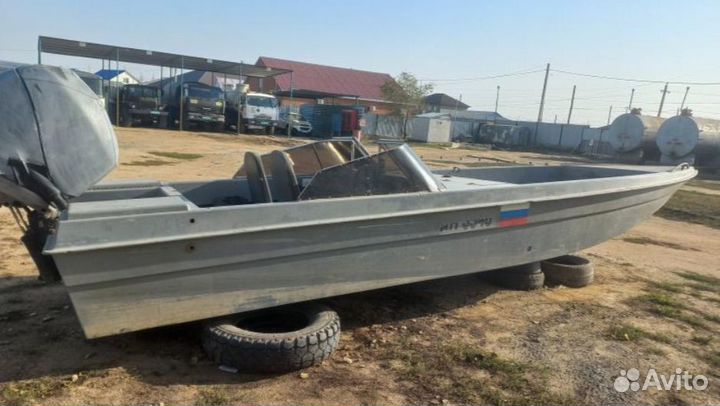Алюминиевая лодка с мотором