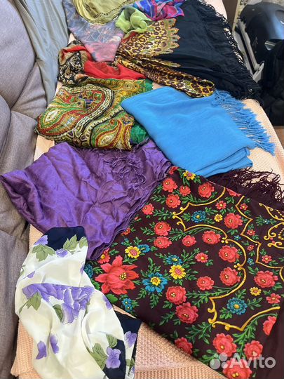 Шарфы платки палантины