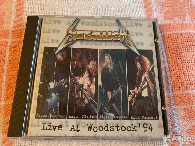 Metallica - live AT woodstock 94 bootleg vintage