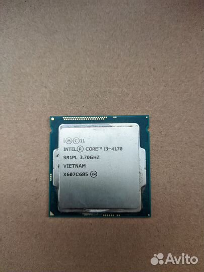 Процессор Intel core i3 4170