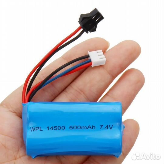 Аккумуляторная батарея WPL Li-Ion 500mAh
