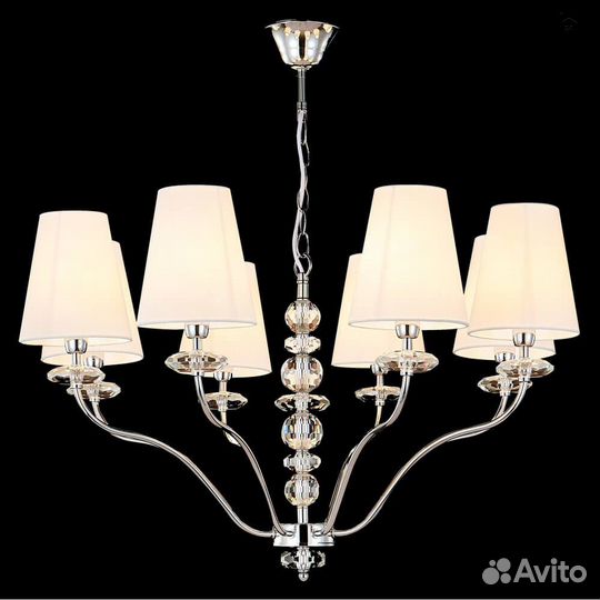 Подвесная люстра Crystal Lux armando SP8 chrome
