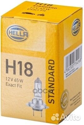 Лампа H18 12V 65W PY26d-1 8GH 217 337-101 hella