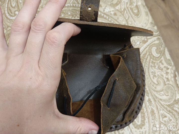 Сумка на ремень ручная работа