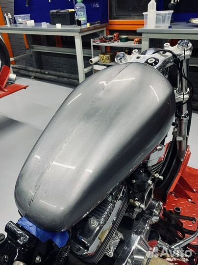 Бензобак и маслобак на мотоцикл изготовление