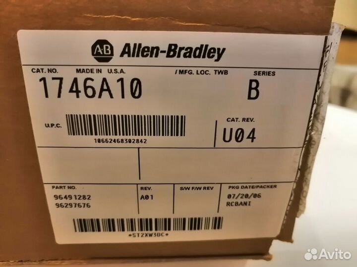 Allen Bradley 1746A10 шасси