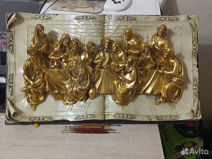 Статуэтка настенная полистоун.гипс