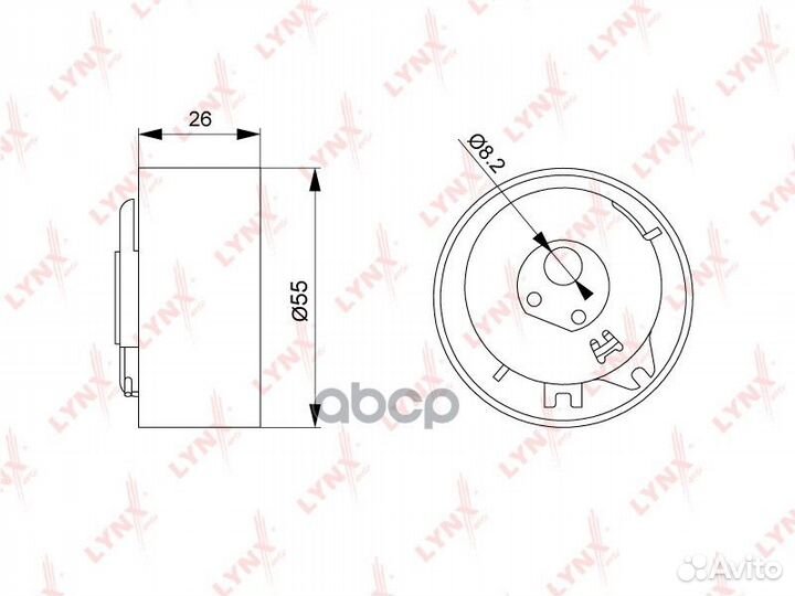 Ролик натяжной ремня грм PB-1240 lynxauto