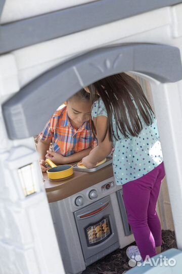 Step-2 Двухэтажный домик с горкой 