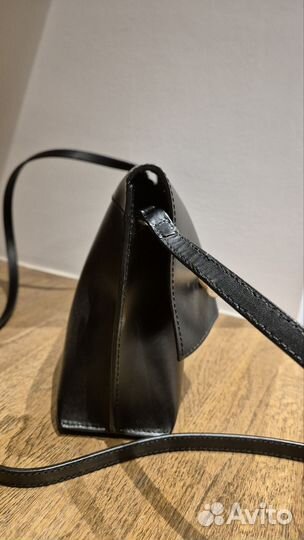 Сумка женская натуральная кожа черная