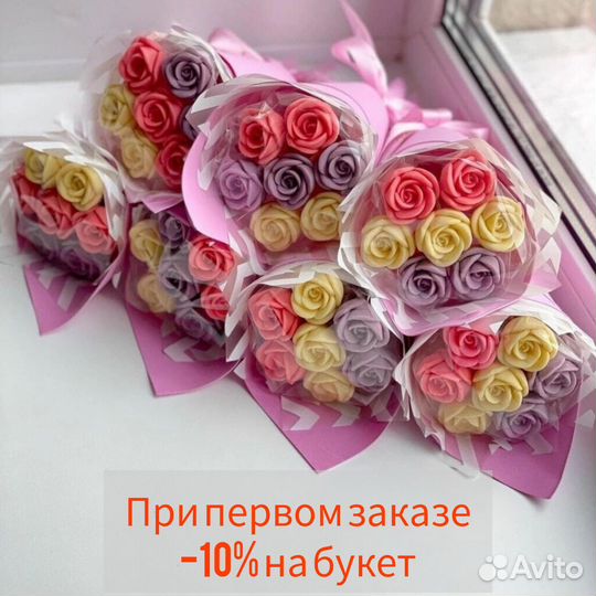 Шоколадные букеты, тюльпаны, наборы