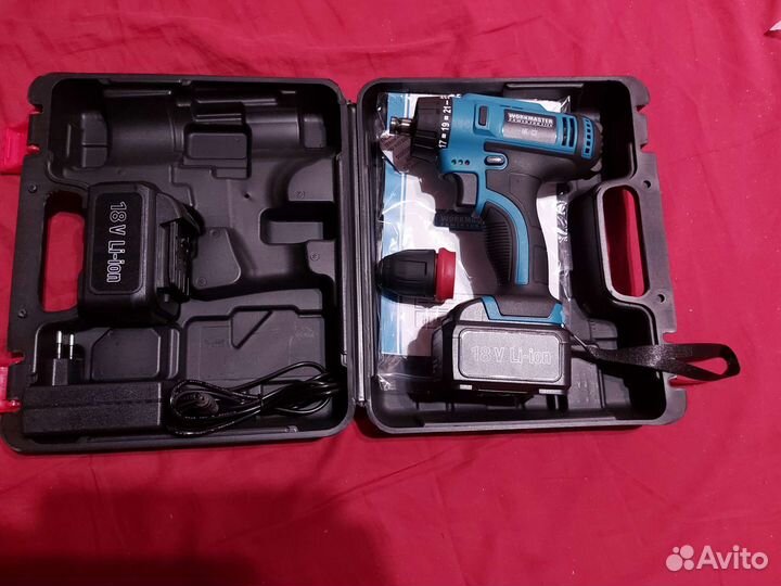 Аккумуляторная дрель шуруповерт