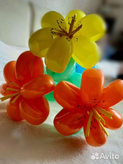 Цветы из шаров