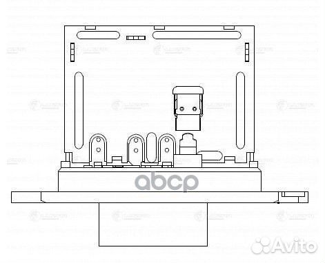 Резистор э/вент. отоп. nissan tiida (manual A/C
