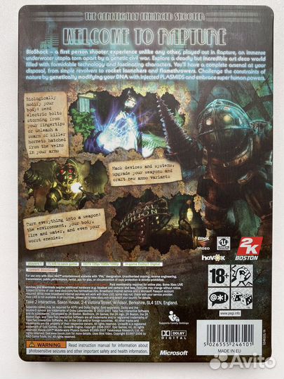 Bioshock xbox 360 steelbook