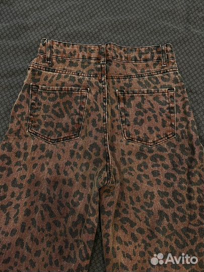 Леопардовые джинсы