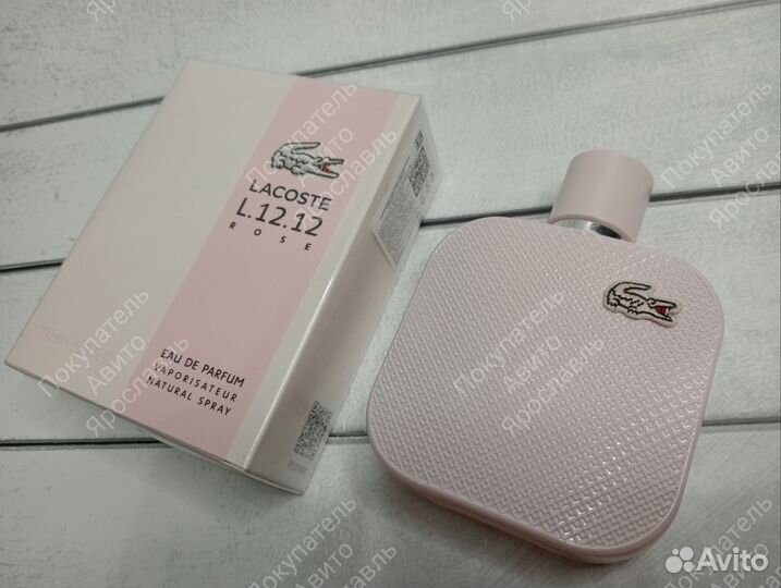 Lacoste l.12.12 rose eau de parfum 100 мл