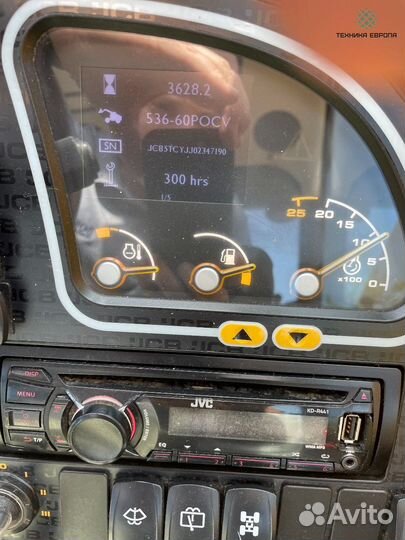 Телескопический погрузчик JCB 536-60 Agri Super, 2015