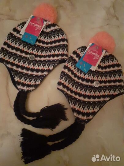 Шапка для близнецов,можно по одной